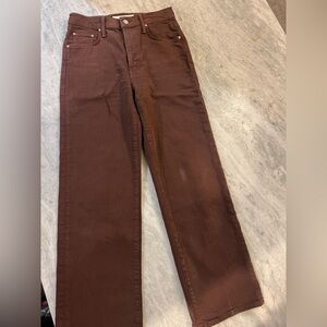 MOTHER Chocolate Brown jeans